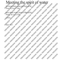 Meeting the spirit of water - Performing Score