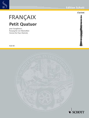 Petit quatuor - Score and Parts