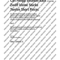 Twelve Short Pieces - Score and Parts