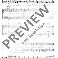 Ach wie flüchtig, ach wie nichtig - Choral Score