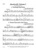 Quatricelli: Volume I - Cello 1