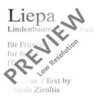 Liepa - Choral Score