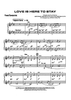 Love Is Here To Stay - Piano/Conductor
