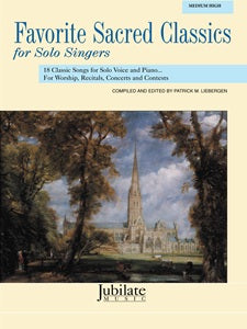 Favorite Sacred Classics for Solo Singers (Medium High) - Book & Accompaniment MP3