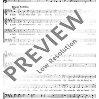 Vier Volkslieder - Choral Score