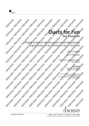 Duets for Fun: Violins - Performing Score