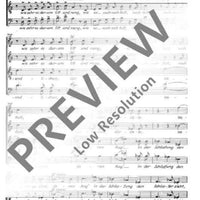 Kantate Nr. 3 - Choral Score