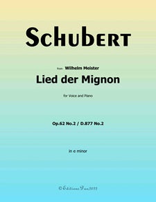 Lied der Mignon