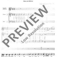 Fünf Weihnachtslieder - Choral Score