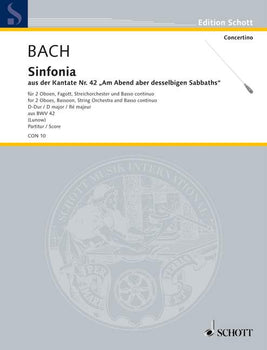 Sinfonia in D major - Score