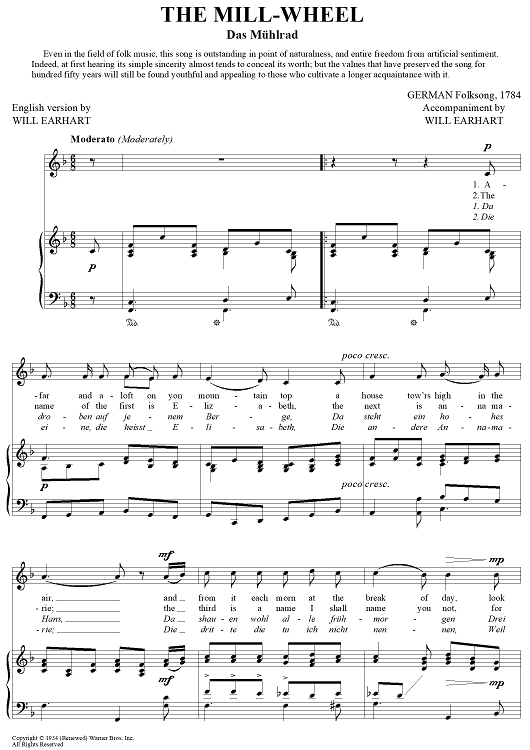 The Mill-Wheel (Das Muhlrad)