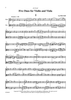 Five Duos for Violin and Viola - Score