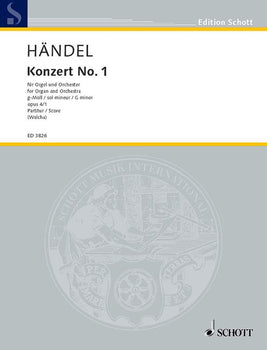 Organ Concerto No. 1 G Minor - Score