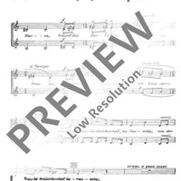 Nacht und TrÄume - Choral Score