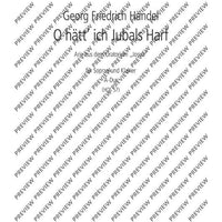 O hätt' ich Jubals Harf in A major