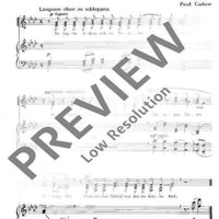 Drei Epigramme - Score