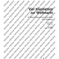 4 Clarinets for Christmas - Performing Score