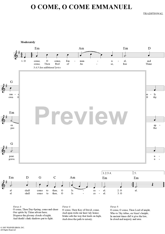 O Come, O Come Emmanuel