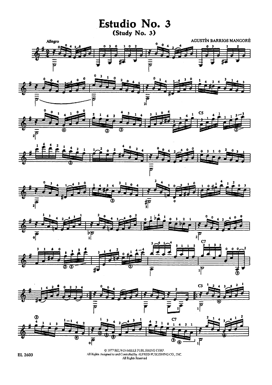 Estudio No. 3 (Study No. 3)