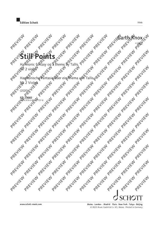Still Points - Performing Score