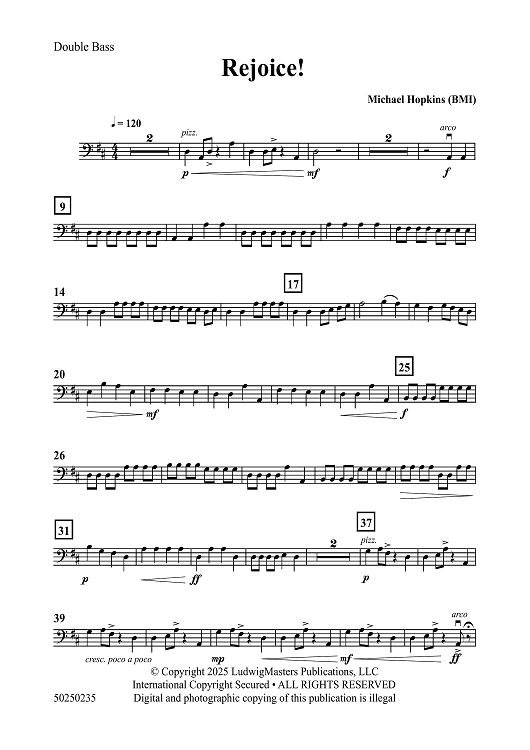 Rejoice! - Double Bass