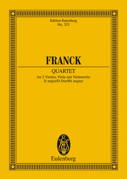 String Quartet D major - Full Score