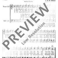 Abendlied / Nun ruhen alle Wälder - Choral Score