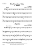 Five Trombone Trios - Trombone 3