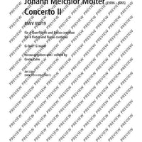 Concerto II G Major - Score and Parts