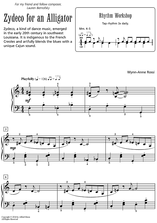 Zydeco for an Alligator