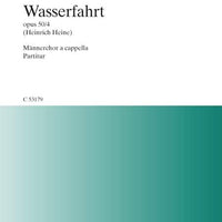 Wasserfahrt in B minor - Choral Score