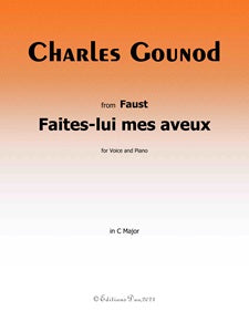 Faites-luis mez avoux - from Faust