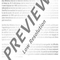 Very easy melodious exercises - Score and Parts