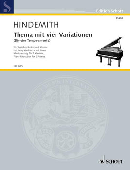 Theme with four Variations - Piano Reduction