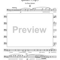 Quintet No. 1 - Trombone