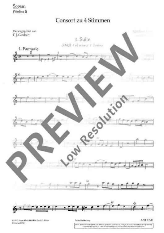 Consort - Descant Recorder/violin I