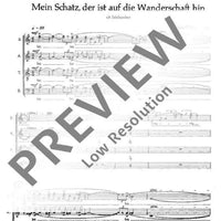 Vier Sätze nach deutschen Volksliedern - Choral Score
