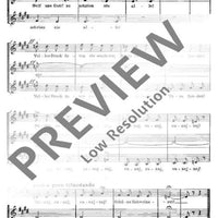 Serbische Volkslieder - Choral Score