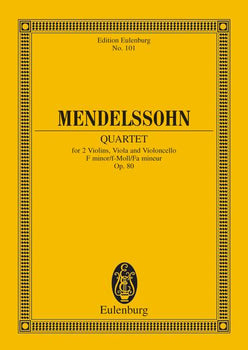 String Quartet F minor - Full Score