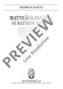 St Matthew Passion - Full Score