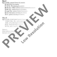 Concerto No. 3 G Major - Score