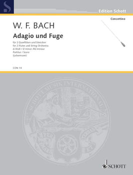 Adagio and Fugue D minor - Score
