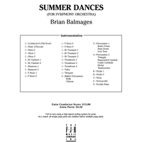 Summer Dances - Score