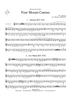 4 Mozart Canons - F Horn (Optional Trombone)