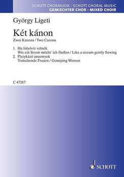 Két kánon - Choral Score