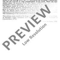 Organ Concerto No. 11 G Minor - Full Score