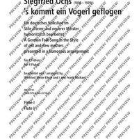 's kommt ein Vogerl geflogen - Score and Parts