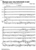 Musique pour cinq instrument à vent Op.48 - Score