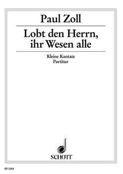 Lobt den Herrn, ihr Wesen alle - Score