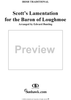 Scott's Lamentation for the Baron of Loughmoe